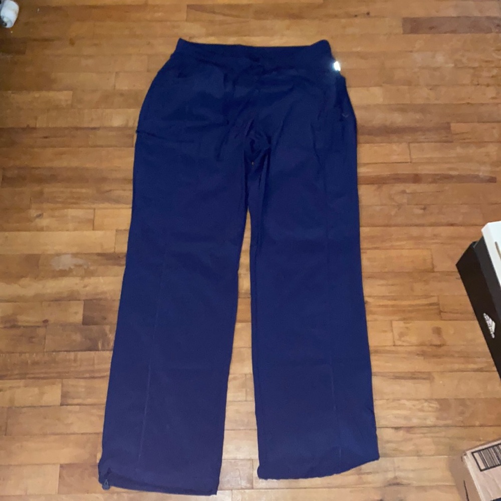 Drawstring, dark blue, scrub pants!
